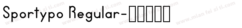 Sportypo Regular字体转换